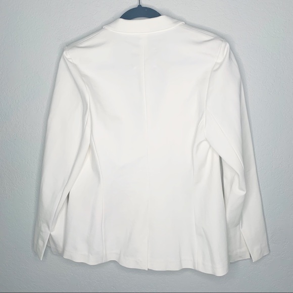 LAGENCE White Career Blazer New Large Long Sleeve - Picture 5 of 9